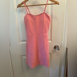 ALO AloSoft Courtside Tennis Dress in Watermelon Small